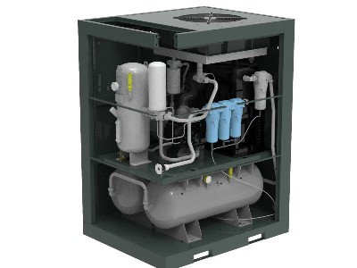 22-37kW KF系列箱式集成螺桿空壓機(jī)